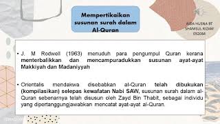 Pandangan Orientalis Terhadap AlQuran [upl. by Eliathan]