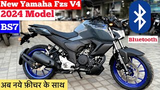 Yamaha Fzs v4 New Model 2024 Review  Price  Mileage  Feature  yamaha fzs v4 2024 [upl. by Jennee]