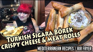 Turkish Sigara Borek Recipe Air Fryer Recipe  Sigara Böreği  Turkish Egg Rolls [upl. by Ayotol873]