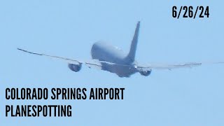 Colorado Springs Airport Plane Spotting  62624  Southwest American USAF And More [upl. by Dosia]