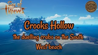 The Duelling Crabs On The South West Beach  Crooks Hollow  Sea Of Thieves Riddle Solution [upl. by Jenkel]