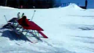 French Skier Hits American Picnic Table [upl. by Walcott977]