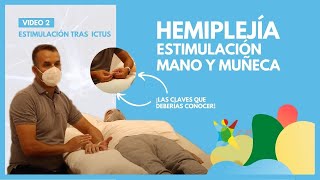 REHABILITACIÓN ICTUS 2  ✋ EJERCICIOS de ESTIMULACIÓN de MANO Y MUÑECA para HEMIPLEJÍA [upl. by Amrak]