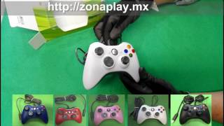 control xbox 360 alambrico [upl. by Natie679]