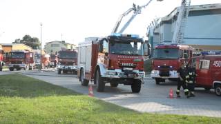 Pożar Dachu Pływalni w Kolbuszowej  19062013 [upl. by Lleral]