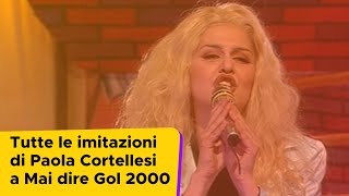 Tutte le imitazioni di Paola Cortellesi a Mai dire Gol 2000 [upl. by Odnaloy]