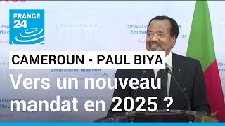 Cameroun  Paul Biya vatil briguer un nouveau mandat en 2025  • FRANCE 24 [upl. by Swithbert]