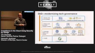 AWS Summit Series 2016  Chicago  Compliance in the Cloud Using Security by Design [upl. by Adnarram]