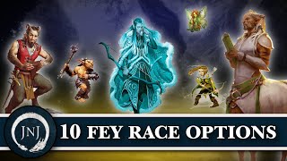 Fey Race Options DampD 5e  Guide to the Feywild [upl. by Bone309]