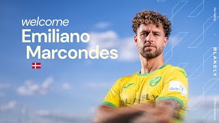 FIRST INTERVIEW  Norwich City sign Emiliano Marcondes ✍️ [upl. by Eillehs287]