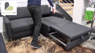 BERLIN DELUXE Schlafsofa mit Einzelauszug von sofaplus  mit Relaxposition  mysofabedde [upl. by Anertak]