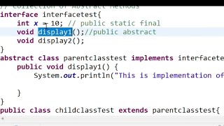 Understanding Interfaces with simple Java Program  Java Basics 82 [upl. by Georgeanne]