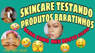 SKINCARE testando produtos baratinhos•NÃO COMPRE seus produtos de skincare ANTES de ver esse vídeo [upl. by Chute]