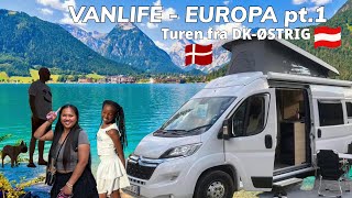 VANLIFE  4 HJULET EVENTYR EUROPA Turen fra DK til Østrig [upl. by Esimorp]