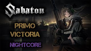 Female Cover SABATON – Primo Victoria NIGHTCORE by ANAHATA  Lyrics [upl. by Divine]