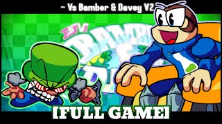 Friday Night Funkin  VS Bamber amp Davey V2 FULL GAME VS Dave and Bambi Fangame [upl. by Nwahsar]