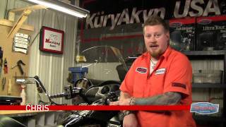 Kuryakyn Garage Honda Goldwing Lever amp Handlebar Riser Install [upl. by Llerdna]