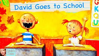 📚 Kids Book Read Aloud DAVID GOES TO SCHOOL by David Shannon [upl. by Chere599]