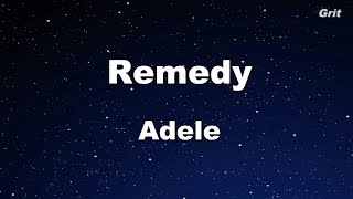 Remedy  Adele Karaoke【No Guide Melody】 [upl. by Misha211]