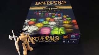 Lanterns Board Game  How To Play With a Review [upl. by Ayot]