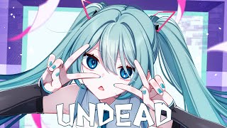 【初音ミクV4X】UNDEAD  YOASOBI を歌ってもらった【〈物語〉シリーズ オフampモンスターシーズン】 [upl. by Daloris]