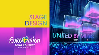 First look at the Eurovision 2024 stage  UnitedByMusic [upl. by Ahsirhcal]