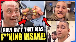 MMA Community Reacts  Dricus Du Plessis vs Israel Adesanya HIGHLIGHTS UFC 305 [upl. by Rexanne606]