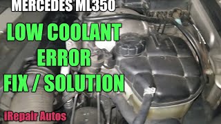 Mercedes Coolant Level Sensor Diagnostics and Replace  DIY  iRepair Autos [upl. by Hpsoj545]