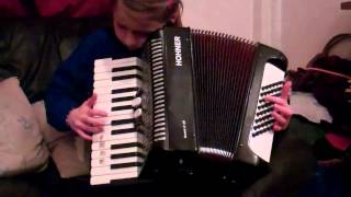 Scottish accordion tune  Mairis Wedding [upl. by Aihsenal]