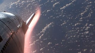 Wow Watch SpaceX Starship reenter Earths atmosphere in these incredible views [upl. by Florine304]