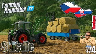 We take bales of straw to the farm  StKalle  Farming Simulator 22  THEKOUBIC  04 [upl. by Anived558]