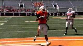 OSU Holds Spring Game [upl. by Aluk479]