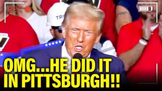 YUCK Trump does SHOCKING ACTS in PA Final Speech [upl. by Maye355]