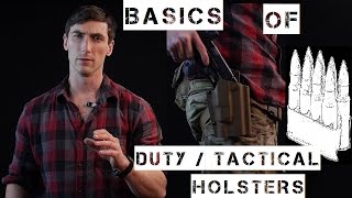 Basics of Duty  Military  Tactical Holsters [upl. by Accever17]