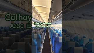 Cathay Pacific Economy Flight cathaypacific economyclass a330 [upl. by Land]