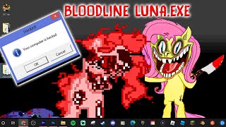 SCARY My Little PonyEXE Horror Game BLOODLINELUNAEXE [upl. by Ffirahs]