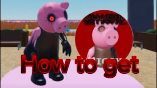 How to get Distorted piggy in Piggy Skins Reanimated [upl. by Nannerb]