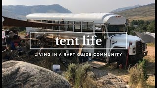 LIVING IN A TENT TO SAVE MONEY IN AMERICA [upl. by Aicinod]