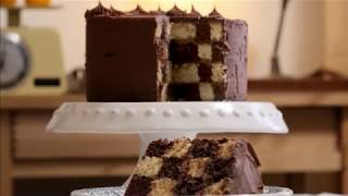 Recette du gâteau damier chocolat  vanille 🍫 [upl. by Malchus200]