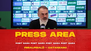 PRESS AREA  VIVARINI NEL DOPO GARA DI FERALPISALÒ  CATANZARO 🎙️ [upl. by Porett]