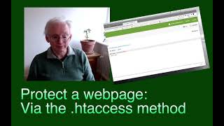 Password Protect Your Site via htaccess [upl. by Fredkin]