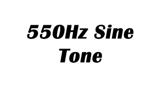 520Hz Sine Wave Test Tone [upl. by Egoreg821]