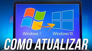 TUTORIAL Veja como atualizar do Windows 7 para o Windows 10 gratuitamente [upl. by Einnahpets]