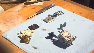 Stihl SH86C Part 2 of 4  Carburetor Rebuilding [upl. by Irrak]