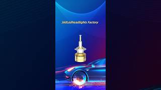 Foursided luminous LED car light factory live shootingheadlightsled360360ledcarledheadlight [upl. by Otter]