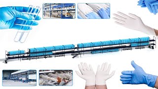 Nitrile gloves manufacturer China Nitrile gloves China Gloves machine [upl. by Quince]