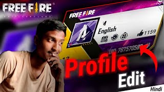 Free fire trending profile editing  alight motion  hindi  free fire profile edit [upl. by Attenborough]