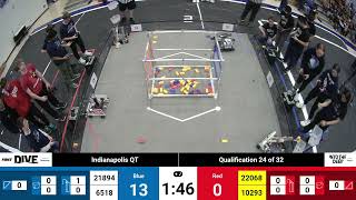 IN FTC 20242025 Indianapolis Qualifier Match 24 [upl. by Pierson]