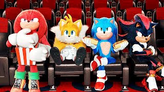 SONIC THE HEDGEHOG 3 quotWatching Gladiator IIquot Trailer NEW 2024 [upl. by Spanos]