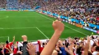 Football World Cup 2014 Brazil  England National Anthem vs Uruguay  Live Sao Paulo [upl. by Mallon255]